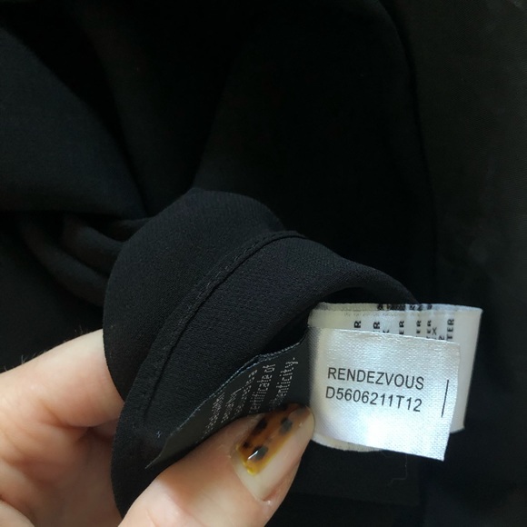 DVF Rendezvous black cocktail dress - Picture 5 of 6